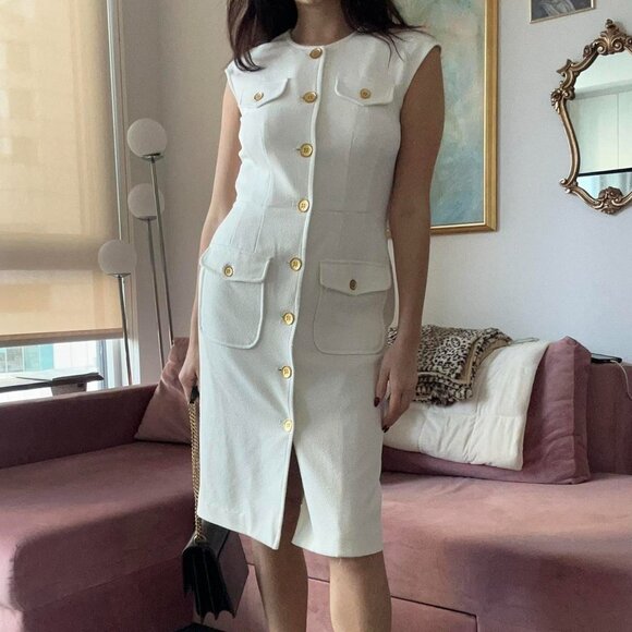 Graduation White Summer Dress - Picture 3 of 6